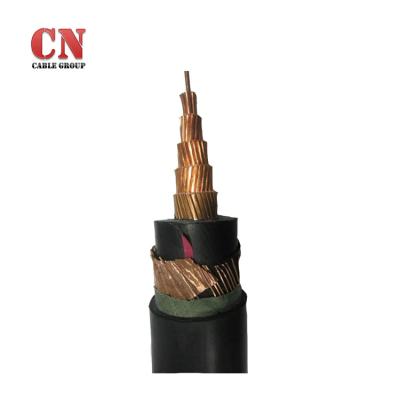 China Underground Medium Voltage 33kv Copper Conductor 150mm XLPE MV Power Cable For Oman for sale