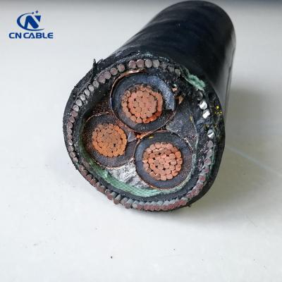 China 3 Core XLPE Underground High Voltage Armor 120mm2 Cable De Cobre for sale