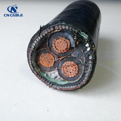 China 20KV 3 Core Underground XLPE Insulated NYY 120mm2 Armored Cable Turkey Price for sale