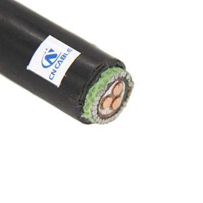 China 3 Core 6mm 10mm 16mm 25mm PVC Insulated Underground Armored Underground Copper Low Voltage Power Cables for sale