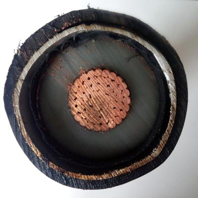 China Standard IEC 61840 HV 132kv Single Core Copper Power Cable Underground for sale