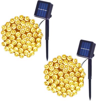 China String Light Warm White String Lights Solar Powered Waterproof 100LED Star Twinkle Light for Outdoor, Gardens, Lawn Patio Decoration for sale