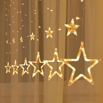 China Daming Twinkle Star 138L Curtain Light Curtain Lights LED Holiday Lighting with 8 Modes Light Decoration for sale