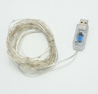 China USB 200L LED Copper Wire String Light Copper Wiring Light With 8 Modes Fairy Lights Decoration Holiday Remote Control Indoor Light for sale