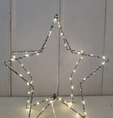 China Pattern Light 2D LED Christmas All Iron Festival Pattern Decoration Star Light For Indoor Outdoor Use With Copper Wire for sale