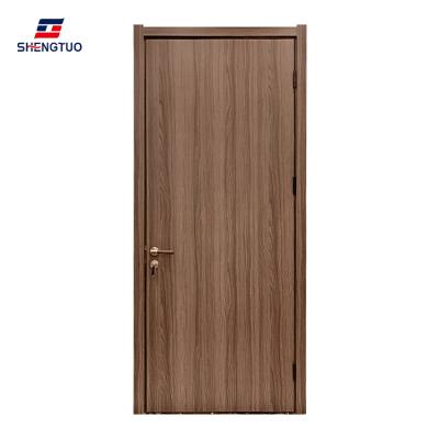 China 2021 Hot Selling Sound Insulation MDF Interior Swing Melamine Wooden Door For Nigeria Market for sale