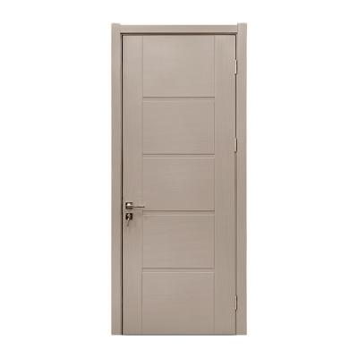 China Latest Melamine Sound Insulation Door Skin MDF Wood Finish Modern Design For Apartment House for sale