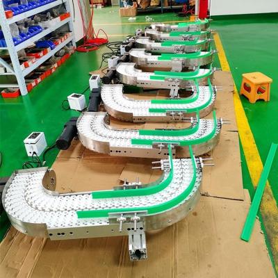 China High Quality Workshop Heat Resistant Plastic Conveyor Factory Bottle Food Transfer Chain Conveyor Sale Customizable Size for sale