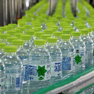 China Heat Resistant Pet Bottle Conveyor Mineral Water Plastic Conveyor Belt For Beverage Production Conveyor System for sale