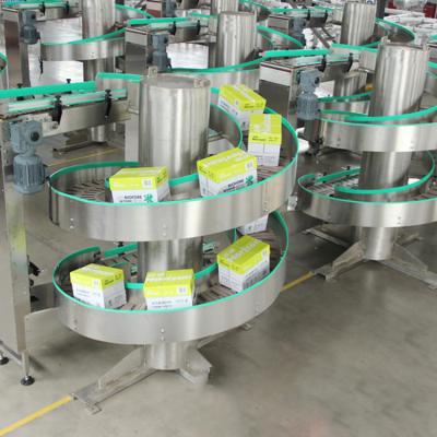 China Heat Resistant High Quality Conveyor Heat Resistant Food BeverageTransfer Elevating Plastic Conveyor Cans Bottles Flex Plastic Chain Conveyor for sale