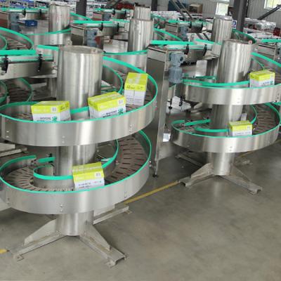 China Heat Resistant Vertical Screw Conveyor Heavy Duty Plastic Chain Conveyor System en venta