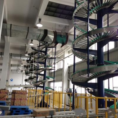 China Steerable No Stainless Steel Drum Machine Screw Drum Screw Conveyor Power Lift Warehouse Vertical Conveyor System à venda