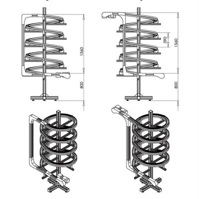 중국 Plastic Water Bottles Flex Plastic Chain Conveyor Food Heat Resistant BeverageTransfer Conveyor Screw Warehouse Conveyor 판매용