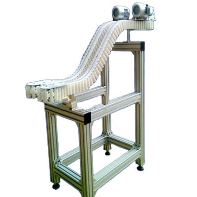 China Heat Resistant Vertical Clamping Conveyors Bottle Lifting Up Handle Conveyor Lifter Cans Gripping Conveyor for sale