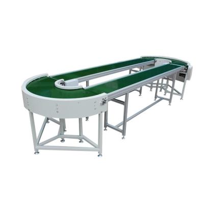 China Widely Use PVC Belt Conveyor For Factory PVC Belt 90 Degree 180 Degree Rotation Conveyor à venda