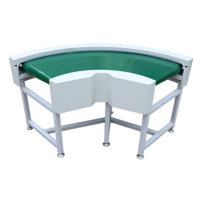 중국 Conveying 90 Degree 180 Degree Rotating Conveyor PVC Belt Conveyor For Factory PVC Belt 판매용