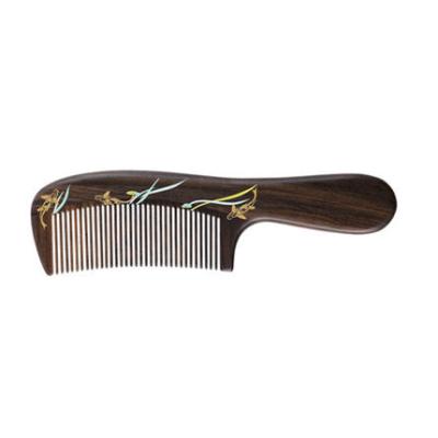 China Comb Her Hair Carpenter Tan Gift Box Koi Free Natural Wooden Comb Massage Comb Portable Hair Care Comb Birthday Gift for sale