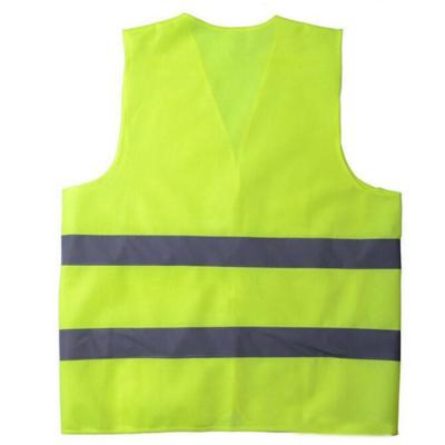 China Custom Made Reflective Fluorescent Yellow Worker Hygiene Vest Safety Vest Water Proof Vest Clothing Reflective Apparel for sale