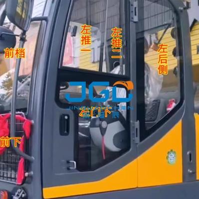 China Excavator Glass C75W Cab Front Gear Glass Car Door And Window Back Whole Vehicle Tempered Glass Te koop