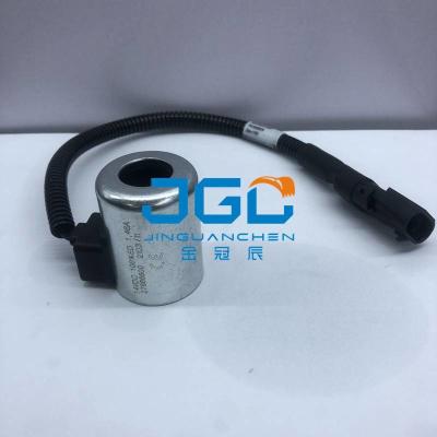 China Pilot Safety Lock Solenoid Valve Coil 12v 24v For XE135 XE150 XE215 XE245 XE305 Excavator Accessory 1019 for sale