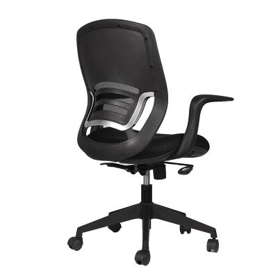 China (Size) Mid Back Adjustable Office Chair Mesh Staff Office Chair Swivel Office Mesh Computer Chair for sale