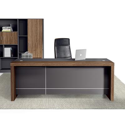 China Strong Luxury Home Office Office Table Desk Design Boss Wearability Executive Desk for sale