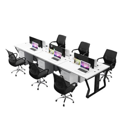 China Strong Wearability Office Workers Desktop Computer Desk Secretary Workstation for sale