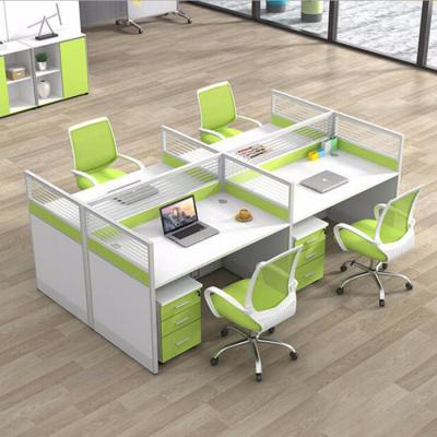 China Style Strong Single Glass Call Center Furniture Office Wearability Modular Office Cubicle Workstation for sale