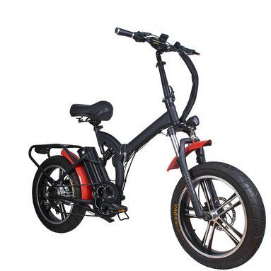 China 48V 500W folding electric bike LEE972 20 inch fat tire for sale