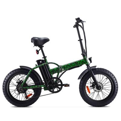 China Aluminum alloy lithium battery manufacture new fat tire electric bicycle for sale