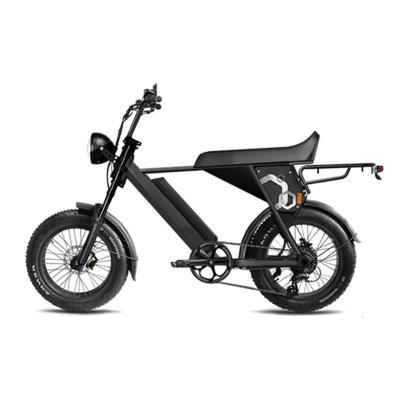 China Aluminum alloy all terrain power metro fat tire electric bike 48v 750w commute ebike electric city bike moped utility e-bikes for sale