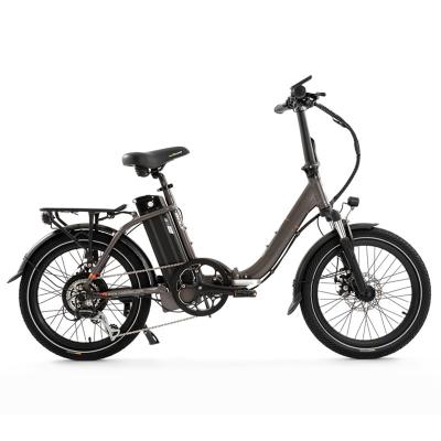 China New 20 inch aluminum alloy electric folding bike 36V 350W electric bicycle with 10 ah lithium battery for sale