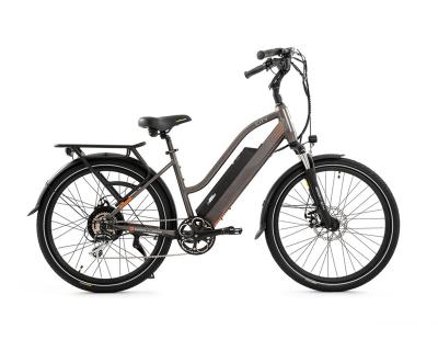 China Aluminum Alloy New Model 26 Inch Urban Electric Bike/Long Range Electric Bicycle With 48V 500W Li-battery For Men And Women for sale