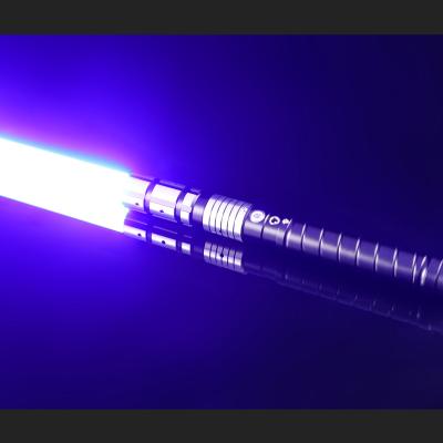 China Aluminum alloy& Polycarbonate FOCSABER Metal Handle Porcelain Professional Heavy Dueling Lightsaber With Highlight Sound Effect For Cosplay Jedi Sith Sword Toy Gift for sale