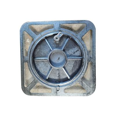 China Customer Request Standard Square Ductile Cast Iron Manhole Cover Low Price for sale