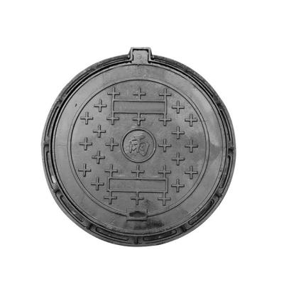 China Customer Request Concrete Square Cast Iron Sewer Manhole Cover Factory Sale for sale