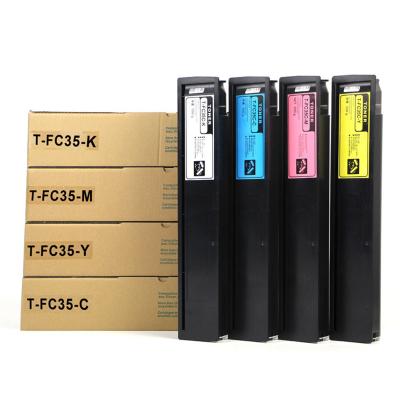 China Wholesale Premium Original Re-manufactured E-studio 2500C 3500C 3510C Toner Cartridge T-FC35 Color Refill Toner Compatible Copier Factory Re-manufactured Toner for sale