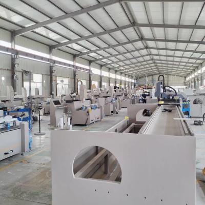 China Aluminiummitte-Tür und Fenster profil CNC maschineller Bearbeitung Aluminium-CNC-Leitvermittlungsstelle zu verkaufen