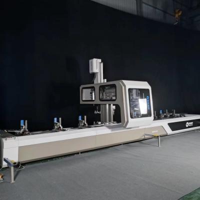 China centro fazendo à máquina de alumínio do CNC de 4 linhas centrais da máquina da parede de cortina de 6500mm à venda