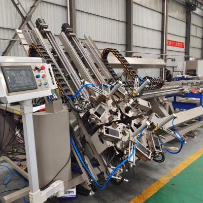 China Haupteckkräuselungsmaschinen-hydraulische Aluminiumfenster-Tür-Kräuselungsmaschine CNC 4 zu verkaufen