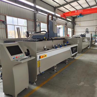 China 3 Axis Aluminium UPVC Window door Machine 3200mm Aluminium CNC Drilling And Milling Machine for sale