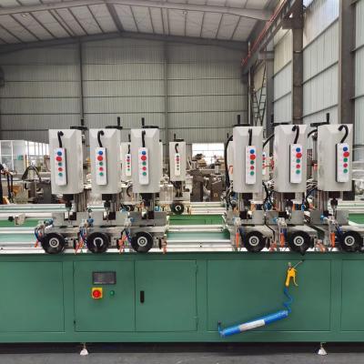 China Van de de Routermachine van het aluminiumexemplaar van het het Hoge rendement multi-Hoofd Machine van de de Combinatie de Automatische Boring Te koop