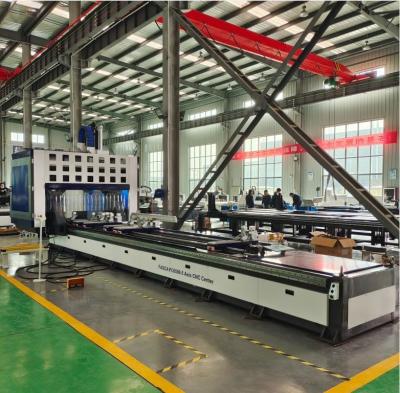 China 5 Äxte vertikale Mitte CNC-maschineller Bearbeitung für industrielle Aluminiumprofile, Türen, Fenster, Zwischenwände, usw. zu verkaufen