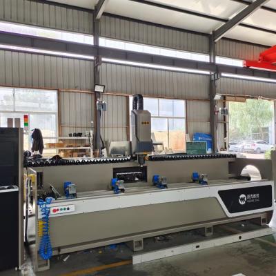 China 3200mm 3000mm Aluminium UPVC Vertical Spindle CNC Machining Centre  window door curtain wall making machine for sale