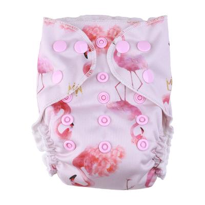 China Printed Pujiang Eco-Friendly Organic Baby Cloth Diapers Reusable Washable Pocket Newborn Cloth Diaper for sale