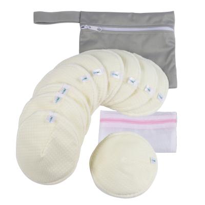 China ABSORBENT Ananbaby Non Slip Wholesale Nursing Breast Pads Leakproof Bamboo Reusable Nursing Pads Washable for sale