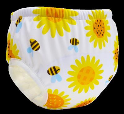 China Printed Custom Good Price Reusable Waterproof Bamboo Potty Training Pants Reusable Pull Up Diapers for sale