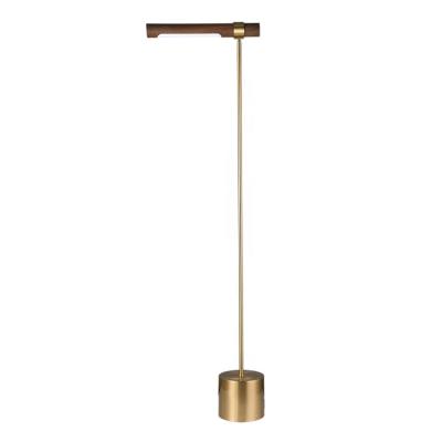 China Modern Simple Modern Round Base Metal Gold Stehlampe Office Floor Lamp Indoor Led Light Contemporary Home Decor for sale