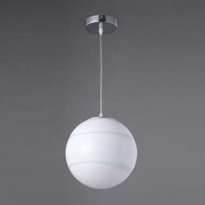 China Retro best selling modern vintage e27 360degree round luminous ceiling glass pendant lamp for sale