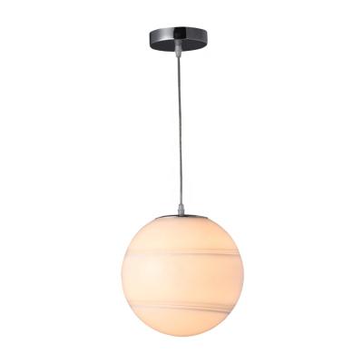 China Modern Simple Natural Modern Industrial Hanging Lamp Sphere Pendant Light For Dining Room for sale